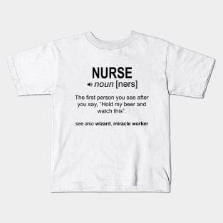 Nurse Definition Kids T-Shirt